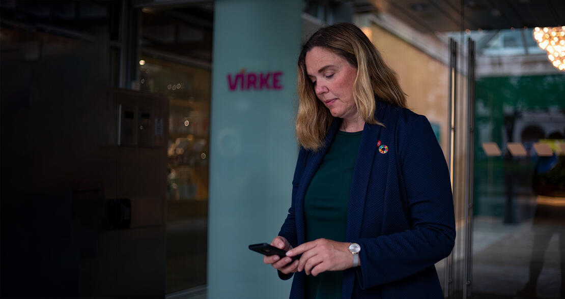 KLAR: Glemmestad var klar til forhandling kl. 0900. Fem timer senere var hun i mål Hanne