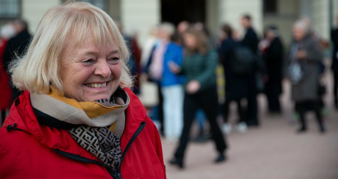 FORNØYD: FO-lederen er fornøyd med posisjonene sosialarbeiderne har fått på Stortinget. Nå maner hun til samarbeid. Mimmi Kvisvik