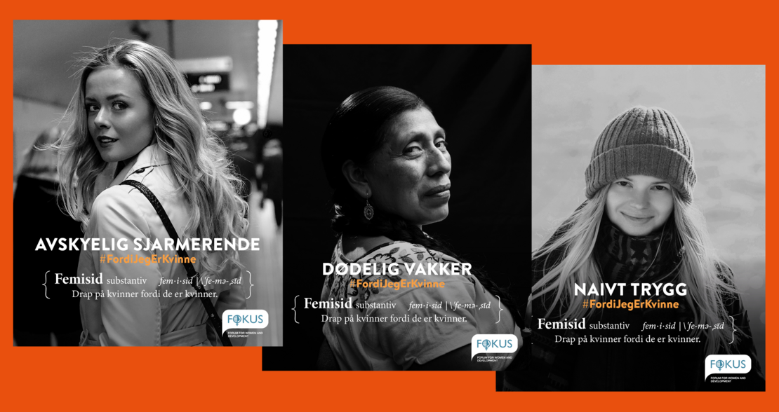 Grafikken er laget av FOKUS – forum for kvinner og utviklingsspørsmål, til årets kampanje for å sette søkelyset på femisid i verden. Grafikken er laget av FOKUS – forum for kvinner og utviklingsspørsmål, til årets kampanje for å sette søkelyset på femisid i verden.