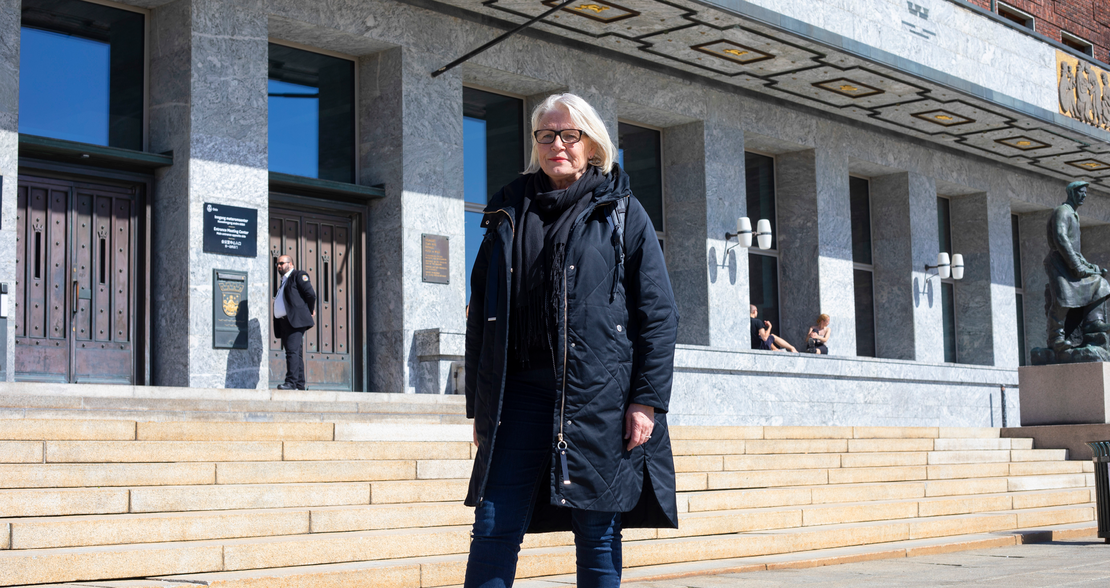 Hanne Groseth, leder i FO Oslo, og FOs forhandlingsleder i Oslo Kommune. Hanne Groseth