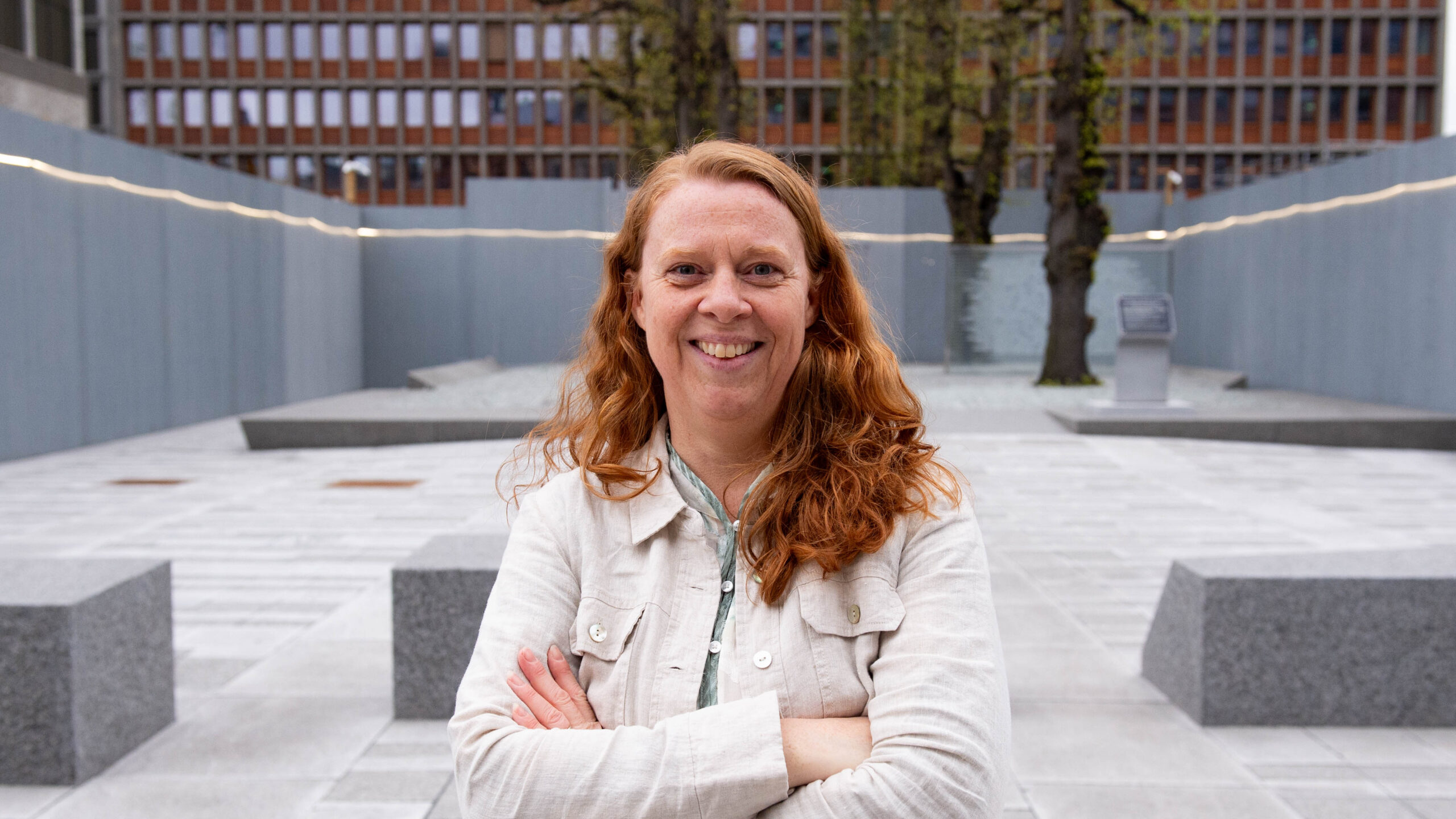 FORNØYD: Jannicke Larsen, nestleder i FO, er fornøyd med at partene til slutt ble enige