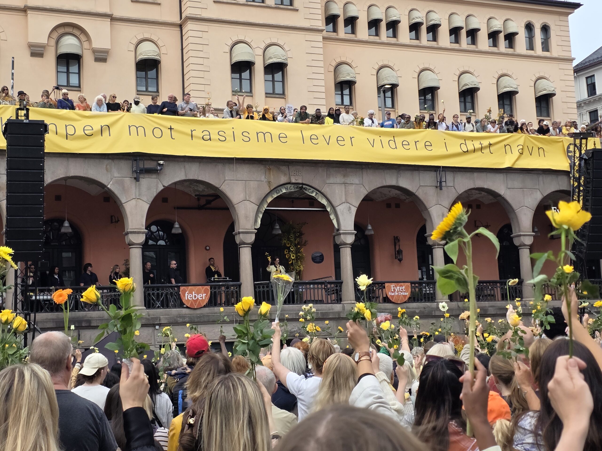 Markering etter drapet på Tamima Nibras Juhar