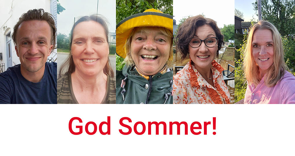 Ole Henrik, Hanne, Mimmi, Marianne og Marit ønsker dere en god sommer! 