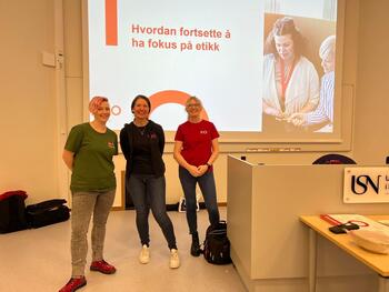 Hilde Helene Fjellanger, Torunn Bredvei Steinsholt og Monica Holtan Fjeld.